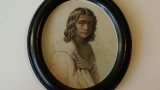 Portrait of Eliza by Georgiana McCrae c. 1845.