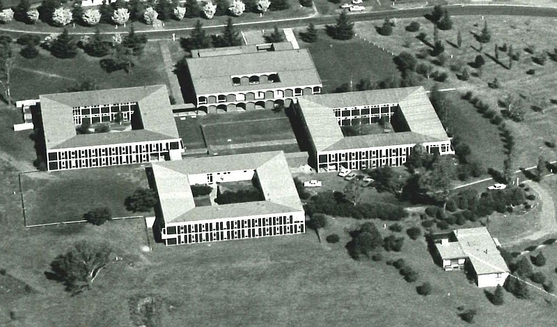 Aerial view of Robb College
