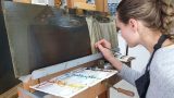 Restoring the painting