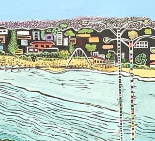 Join Billy Nye and the Peninsula Printmakers on a walk through the beauty and suburban landscapes of Frankston city related image