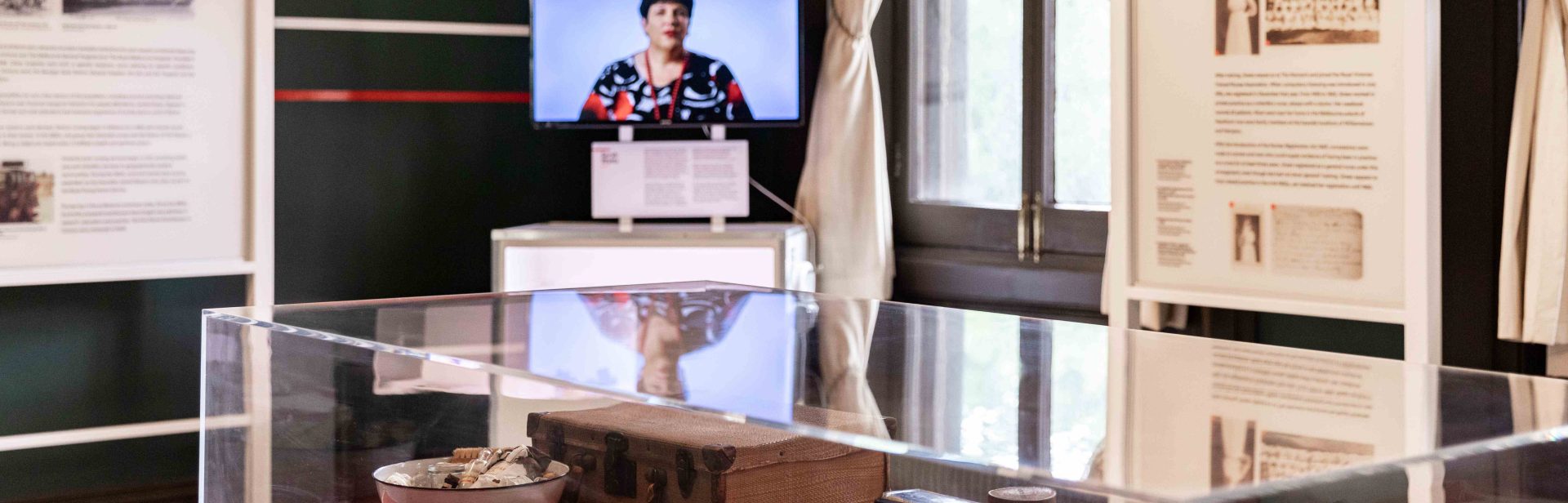 Unmasked exhibition installation