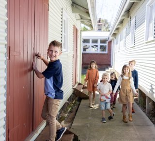 Children exploring at Bonegilla Migrant Experience related image