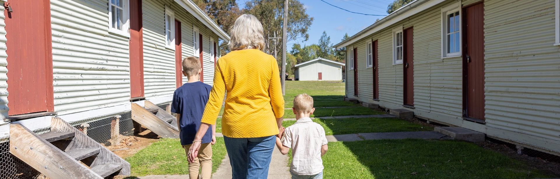 Exploring Bonegilla Migrant Experience with grandchildren for Mother's Day