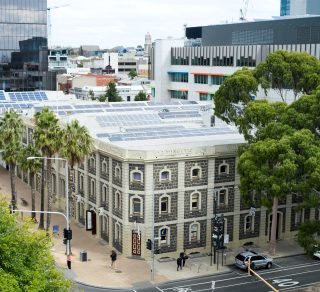 Aerial view of the 1872 Dennys Lascelles Woolstore Geelong related image