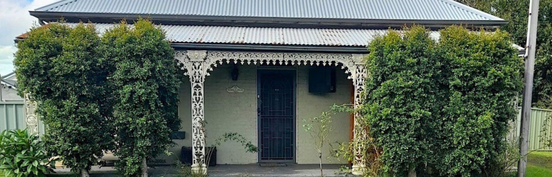 I﻿mage: “Outward Cottage “, 1852, Robins Street, Horseshoe Bend. George Moore senior’s house – confectioner, soft drink manufacturer, and cricket legend. Michael Belcher