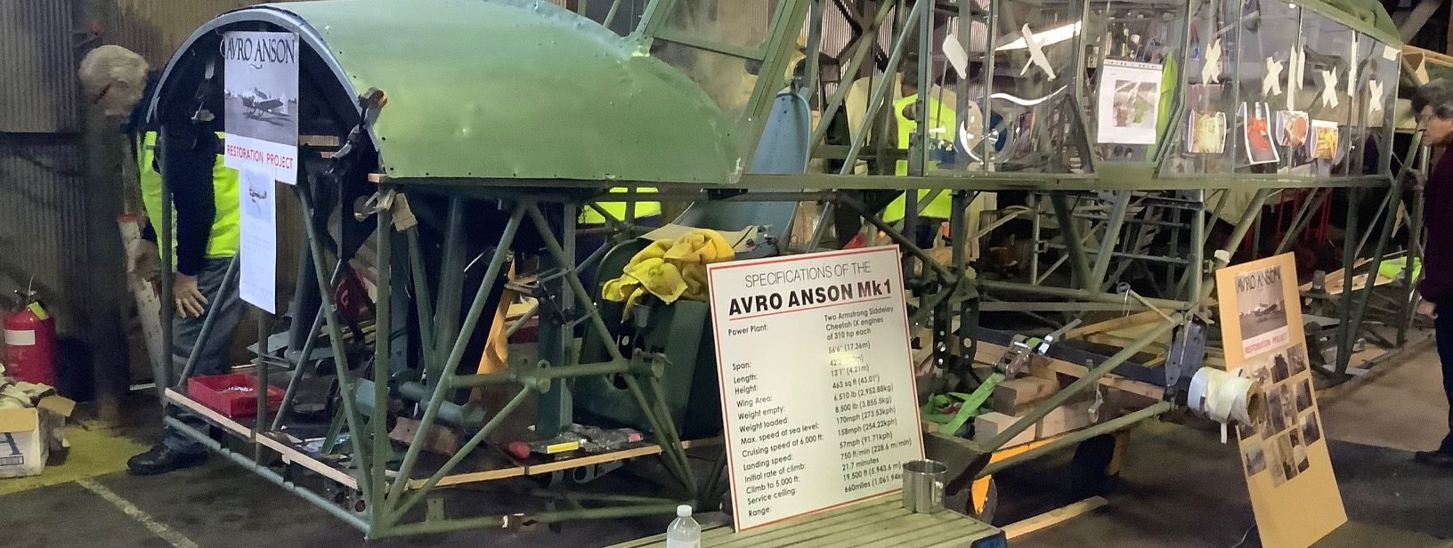 Avro Anson being restored