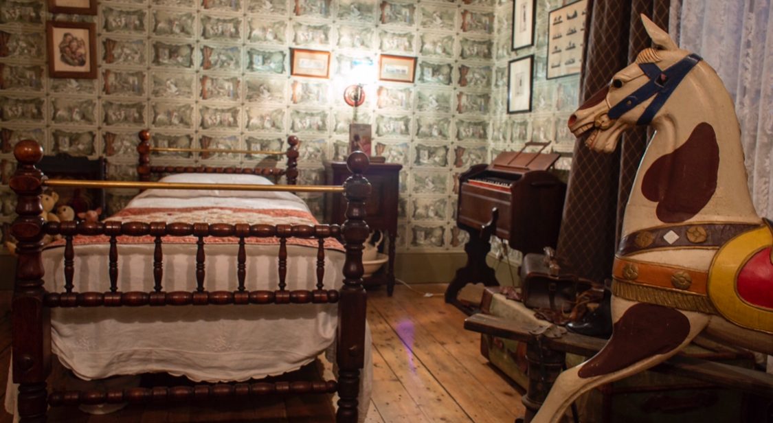 The boys bedroom made famous by a classic novel