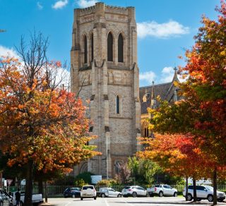 One of the most important buildings in Goulburn This is because towns used to be named cities based on whether or not they had a cathedral The beautiful Cathedral was built in line with the original city so each wall corresponds with North South East and West related image