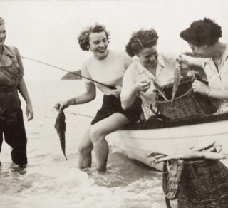 Mrs Milner owner of Safety Beach Boat Hire c1940s From Dromana amp District Historical Society Collection related image