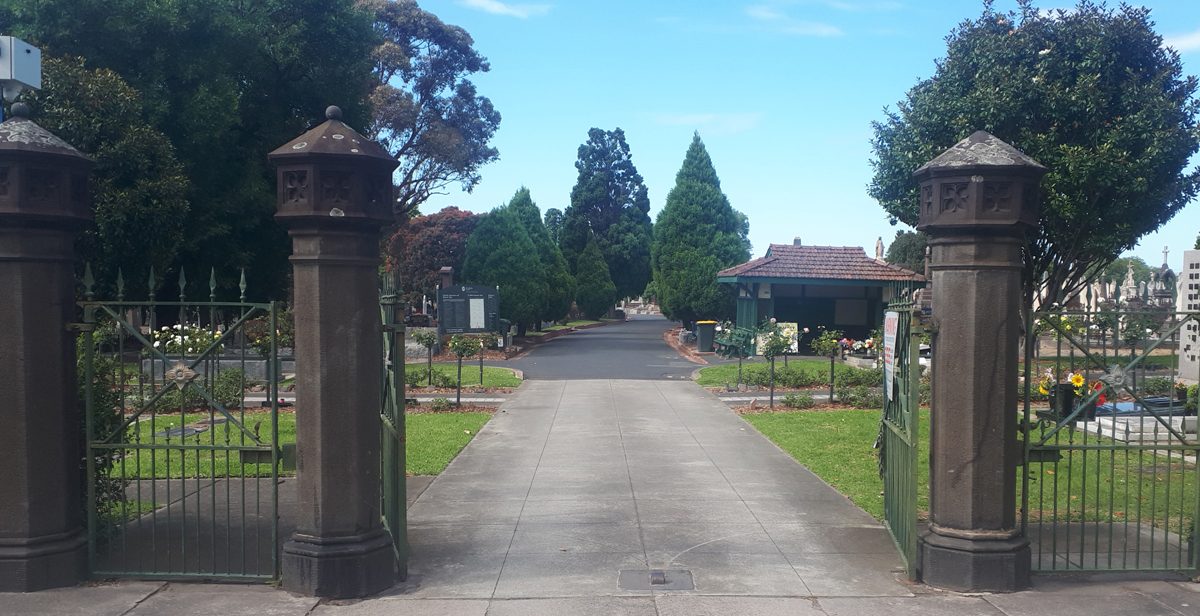 St Kilda Cemetery Gates