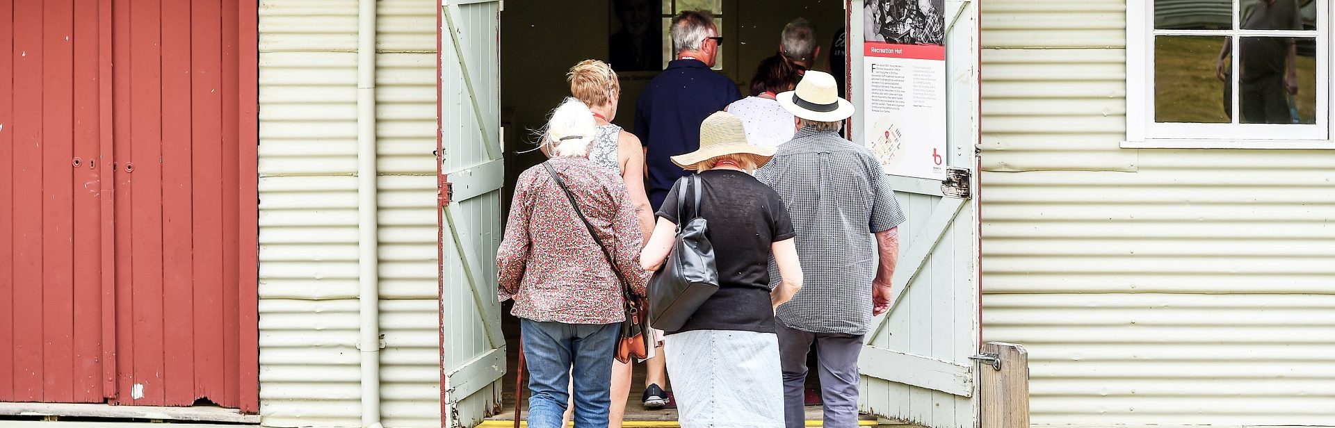 Guided tour at Bonegilla Migrant Experience