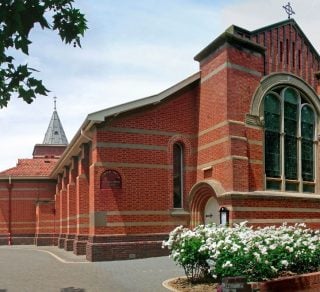 The 110 year old Byzantine style church contains 15 stained glass windows of exceptional beauty related image