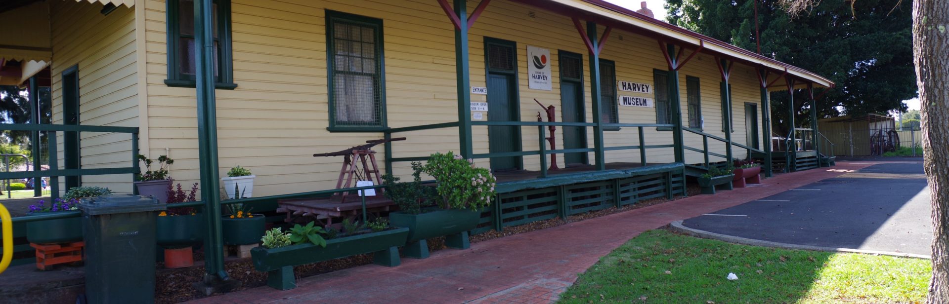 The Museum is located in the old Railway Station