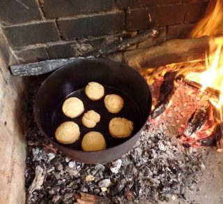 Cooking over the open fire related image
