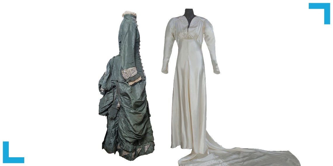 The Cavalcade of Fashion Presents Bustle to Bias Brides 1880 - 1940