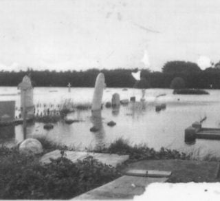 Port Fairy Cemetery during the 1946 flood related image
