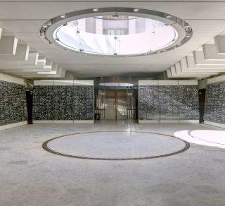 Embedded in the Hall of Service is a ring displaying small samples of earth from 100 battlefields or sites of military significance from around the world related image