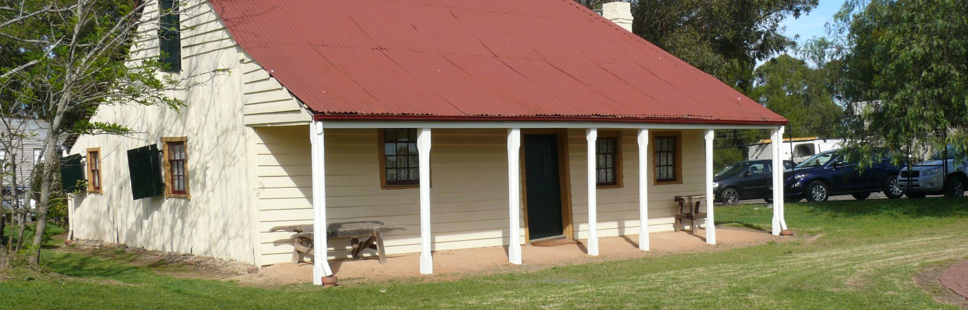 Rose Cottage (1811) - oldest timber slab dwelling still inits original position and ancestral home of Rose Family descendants