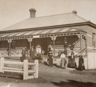 This image captures the old post office in Cowes constructed in 1910 using reclaimed bricks from West s chicory kiln related image