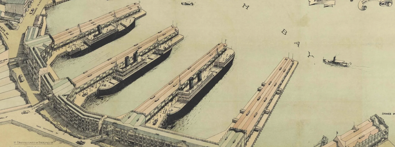 Harbourtrust, Walsh Bay 1918
